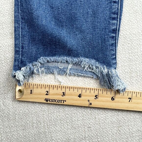 Abercrombie & Fitch Simone High Rise Ankle Distressed Jeans Size 31/12r - Picture 13 of 16